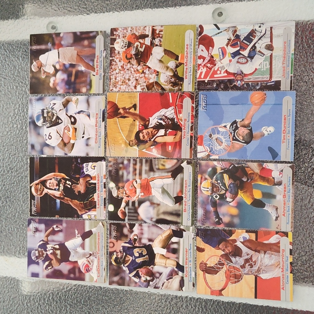 Sports Illustrated Kids Trading Cards #14 - Set of 12 - GUC